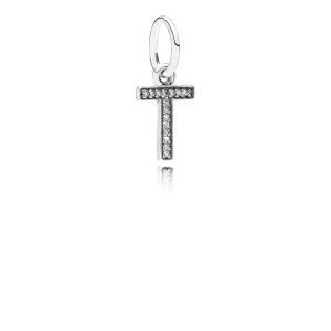(imagen para) Charm colgante letra T - PANDORA