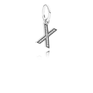 (imagen para) Charm colgante letra X - PANDORA