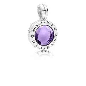 (imagen para) Charm colgante Locket en plata de ley Facetado - PANDORA