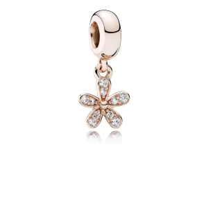 (imagen para) Charm colgante PANDORA Rose Margarita Brillante