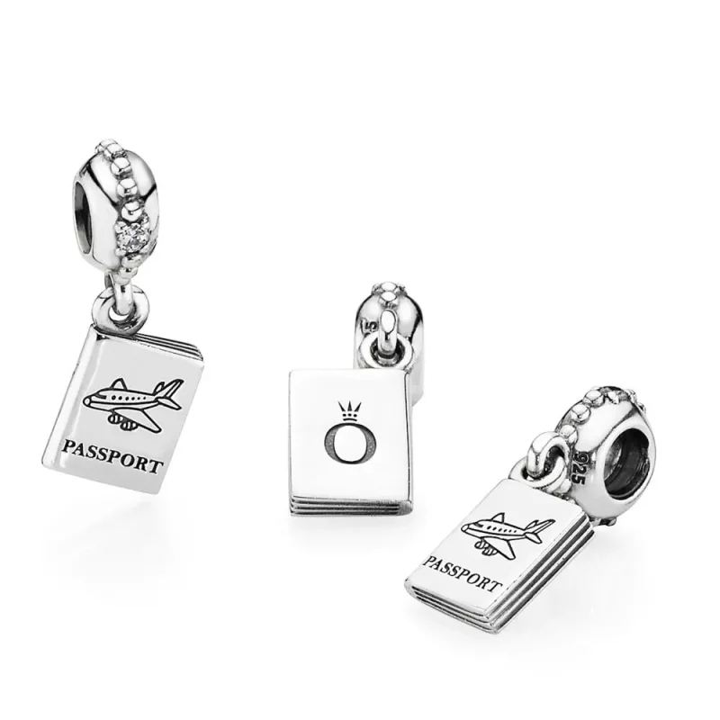 (imagen para) Charm Colgante Pasaporte - PANDORA - Ver 4