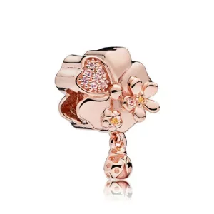 (imagen para) Charm colgante Prado de flores silvestres PANDORA Rose