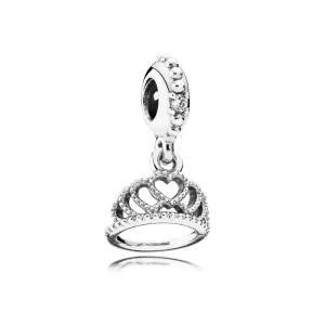 (imagen para) Charm colgante Tiara de Corazones - PANDORA