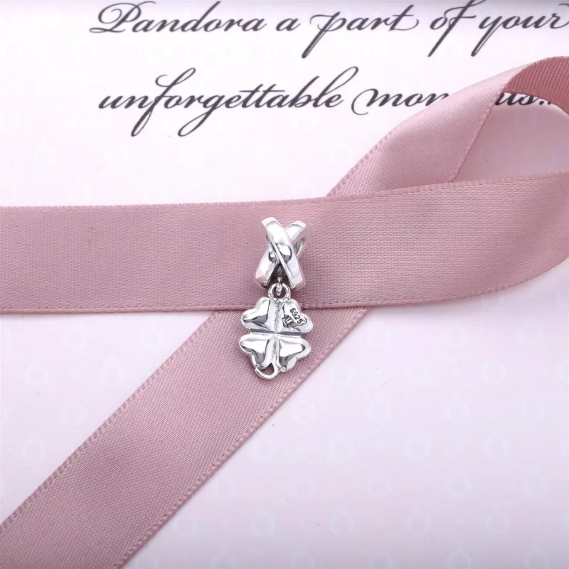 (imagen para) Charm Colgante Tr&eacute;bol Verde - PANDORA - Ver 3