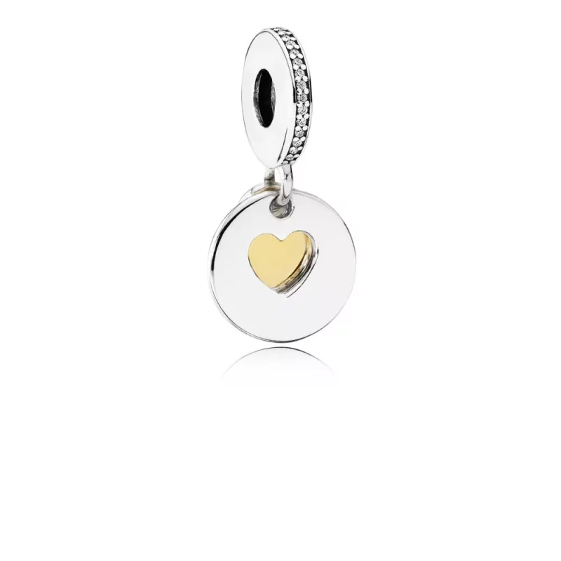(imagen para) Charm colgante Tu y Yo para Siempre - PANDORA - Ver 2
