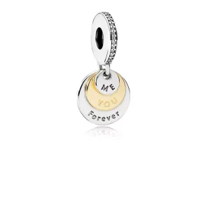 (imagen para) Charm colgante Tu y Yo para Siempre - PANDORA