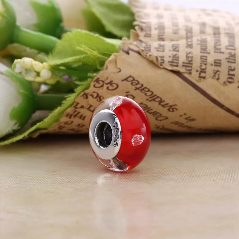 (imagen para) Charm de murano Brillantes corazones - PANDORA - Ver 3