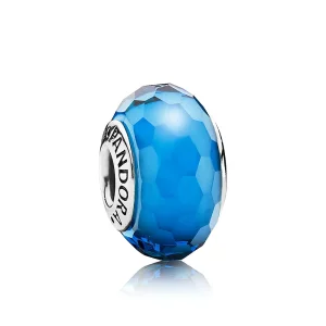 (imagen para) Charm Cristal de Murano Facetado Turquesa 791607 Charms PANDORA