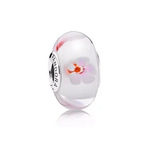 Charm Cristal de Murano Flor de Cerezo Rosa - PANDORA (imagen para) Charm Cristal de Murano Flor de Cerezo Rosa - PANDORA