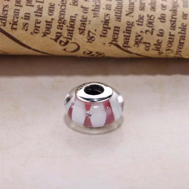 (imagen para) Charm cristal de Murano marr&oacute;n - PANDORA - Ver 3
