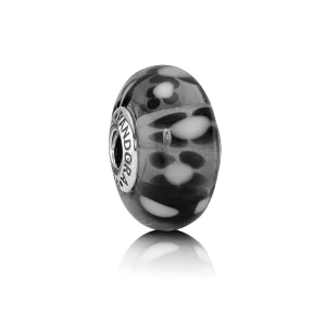 (imagen para) Charm cristal de Murano Negro - PANDORA