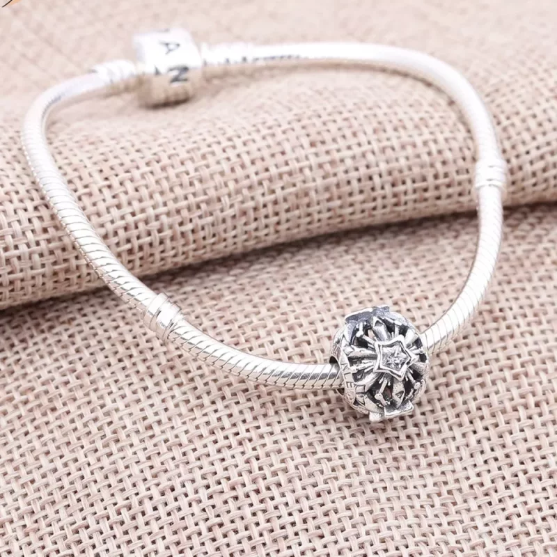 (imagen para) Charm Disney, copos de nieve congelados PANDORA - Ver 2