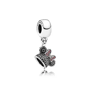 (imagen para) Charm Disney Minnie Mouse "Sombrero de O&iacute;do Sparkling Minnie" PANDORA