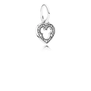 (imagen para) Charm Disney, silueta de Mickey PANDORA