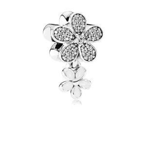 (imagen para) Charm Duo de Margaritas Deslumbrantes - PANDORA