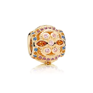 (imagen para) Charm en oro Fresco a Color - PANDORA