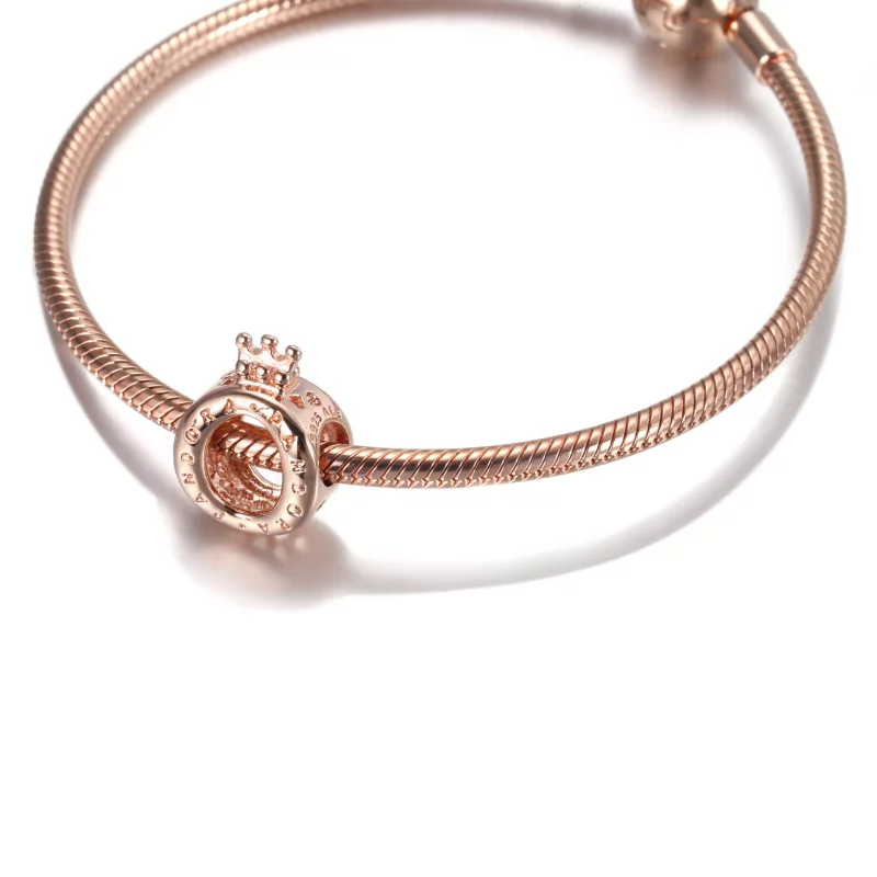 (imagen para) Charm en PANDORA Rose Corona PANDORA O - Ver 4
