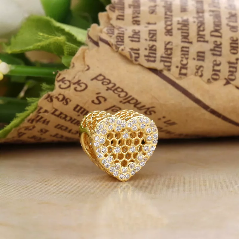 (imagen para) Charm en PANDORA Shine Nido de Abeja - Ver 2