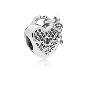Charm en plata de ley Ama tu Promesa - PANDORA (imagen para) Charm en plata de ley Ama tu Promesa - PANDORA