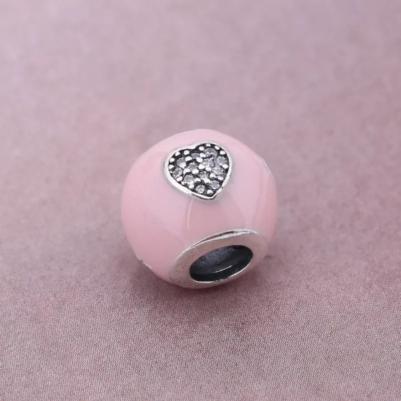 (imagen para) Charm en plata de ley Amo a la mascota Rosa PANDORA - Ver 3