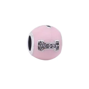 Charm en plata de ley Amo a la mascota Rosa PANDORA (imagen para) Charm en plata de ley Amo a la mascota Rosa PANDORA