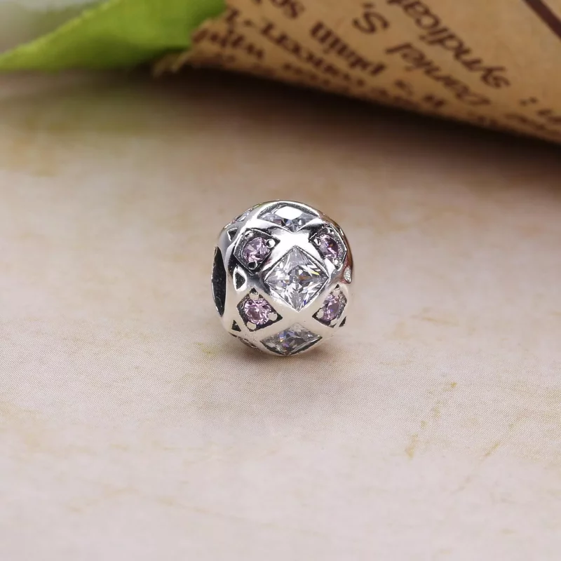 (imagen para) Charm en plata de ley Amor cruzado PANDORA - Ver 4