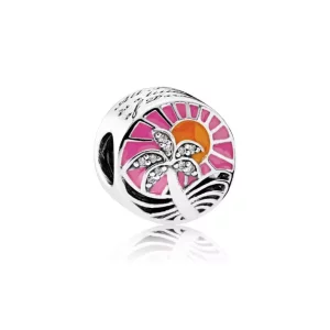 (imagen para) Charm en plata de ley Atardecer Tropical - PANDORA