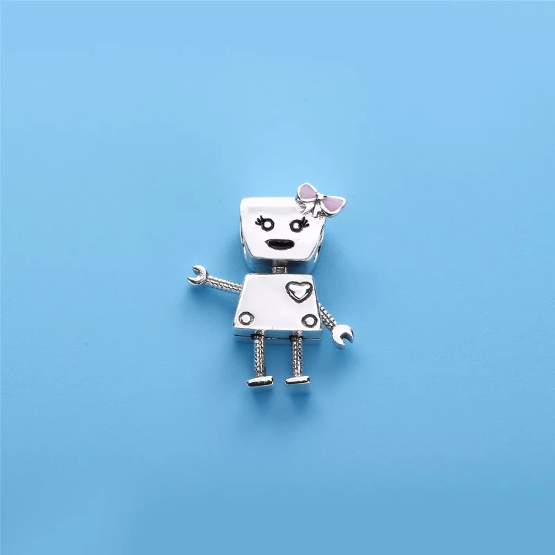(imagen para) Charm en plata de ley Bella Bot - PANDORA - Ver 2