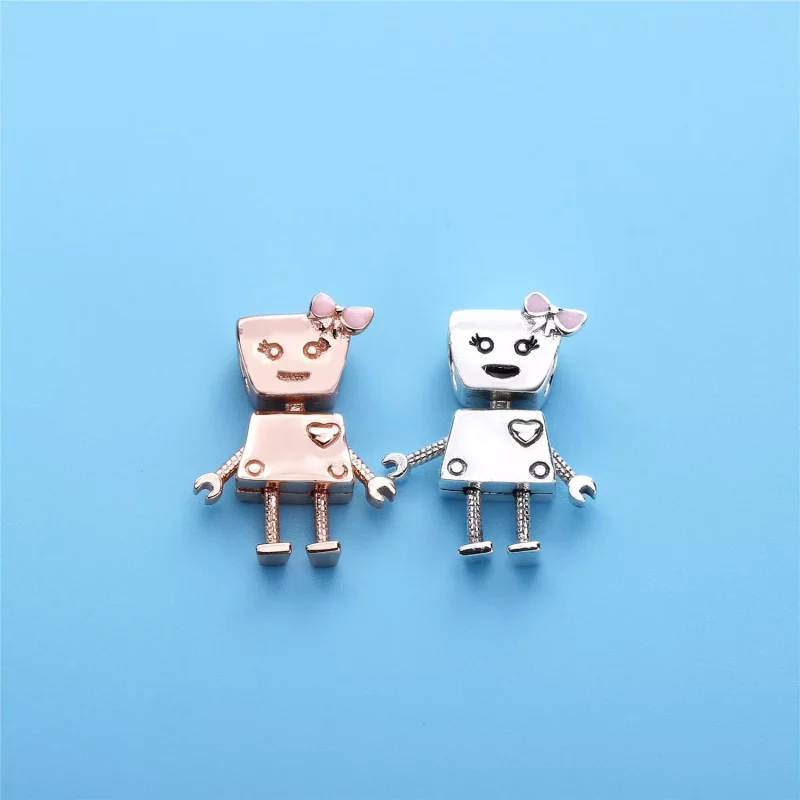 (imagen para) Charm en plata de ley Bella Bot - PANDORA - Ver 3