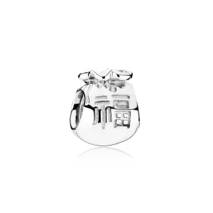 Charm en plata de ley Bolsas de dinero PANDORA (imagen para) Charm en plata de ley Bolsas de dinero PANDORA