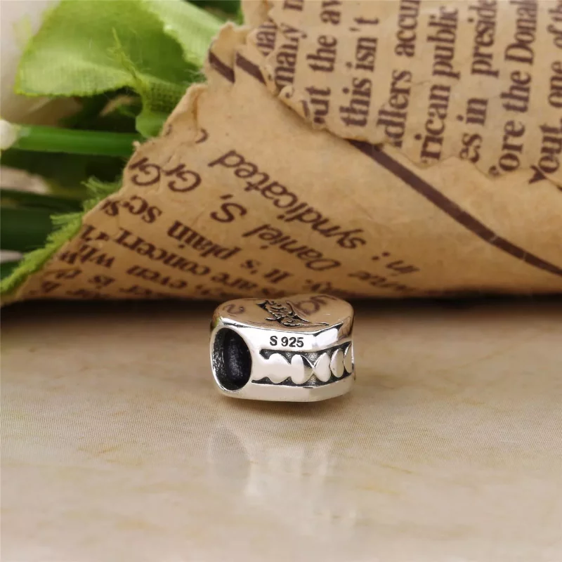 (imagen para) Charm en plata de ley Bota Coraz&oacute;n PANDORA - Ver 3
