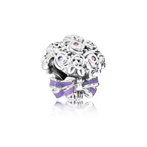 (imagen para) Charm en plata de ley Bouquet de Celebraci&oacute;n - PANDORA