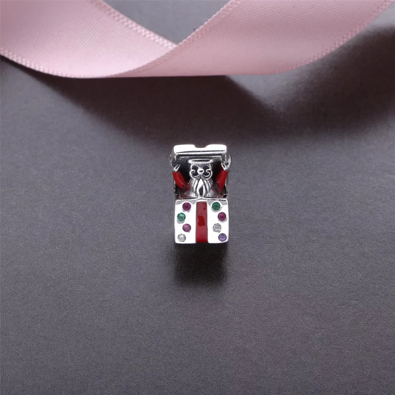 (imagen para) Charm en plata de ley Caja de regalo PANDORA - Ver 2