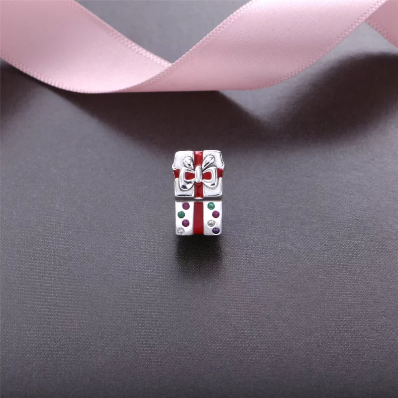 (imagen para) Charm en plata de ley Caja de regalo PANDORA - Ver 3