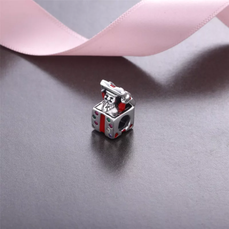 (imagen para) Charm en plata de ley Caja de regalo PANDORA - Ver 4