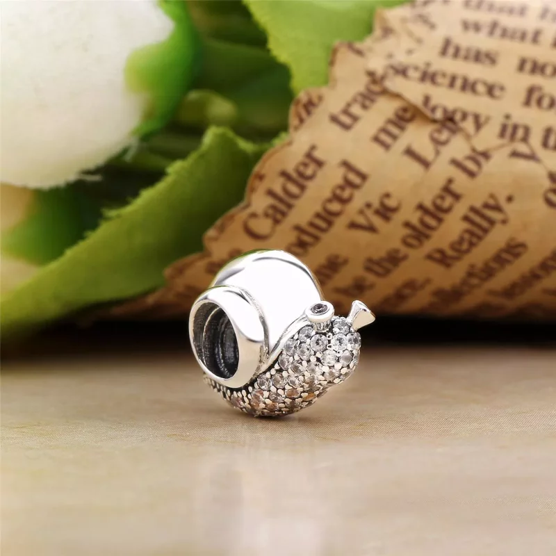 (imagen para) Charm en plata de ley Caracol Brillante - PANDORA - Ver 2