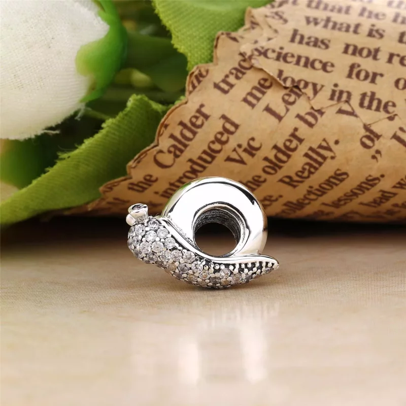 (imagen para) Charm en plata de ley Caracol Brillante - PANDORA - Ver 3