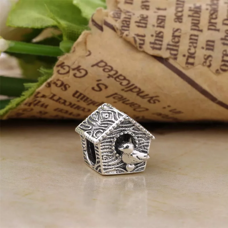 (imagen para) Charm en plata de ley Casa de P&aacute;jaro - PANDORA - Ver 3