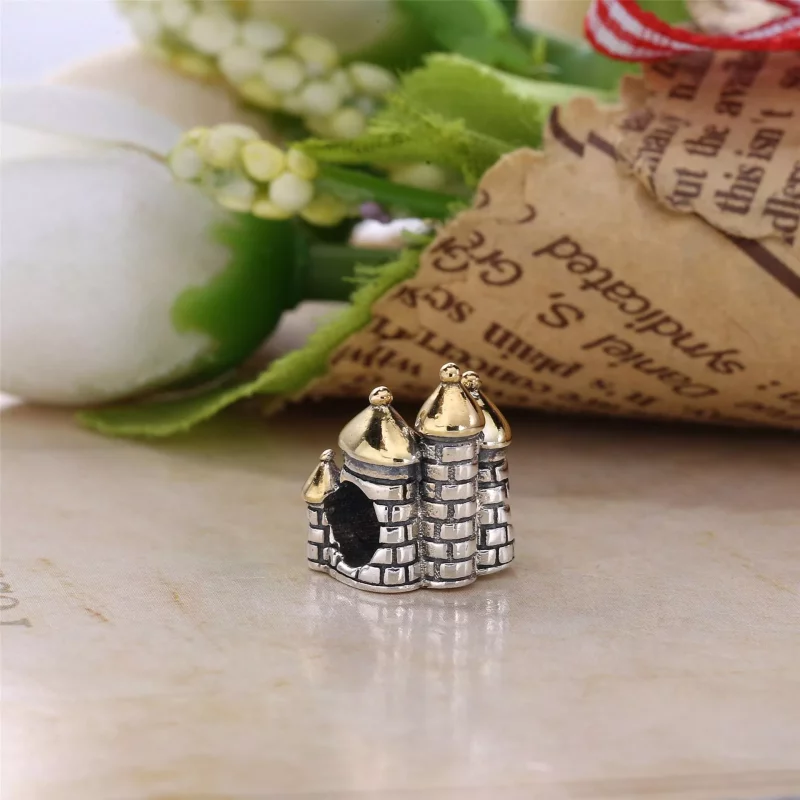 (imagen para) Charm en plata de ley Castillo PANDORA - Ver 3