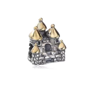 Charm en plata de ley Castillo PANDORA (imagen para) Charm en plata de ley Castillo PANDORA