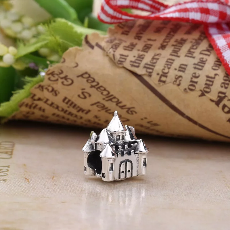 (imagen para) Charm en plata de ley Castillo PANDORA - Ver 3