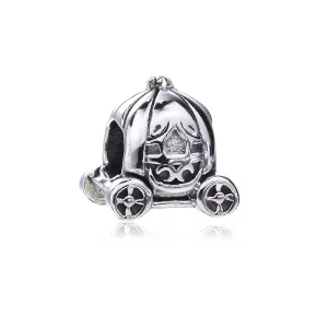 Charm en plata de ley Coche de calabaza PANDORA (imagen para) Charm en plata de ley Coche de calabaza PANDORA