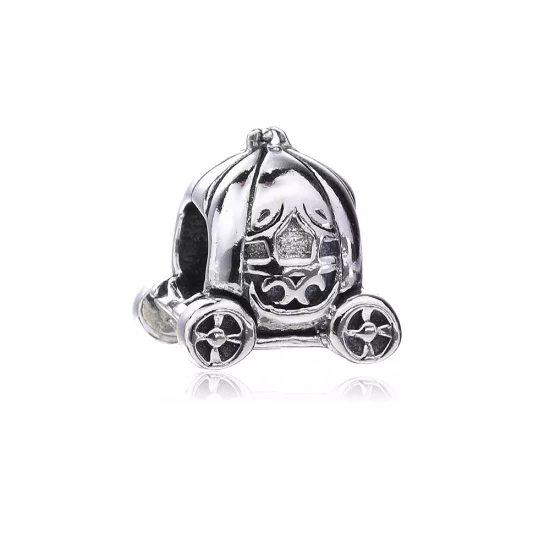 (imagen para) Charm en plata de ley Coche de calabaza PANDORA