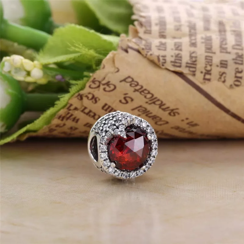 (imagen para) Charm en plata de ley Copo de Nieve Deslumbrante Azul - PANDORA - Ver 2