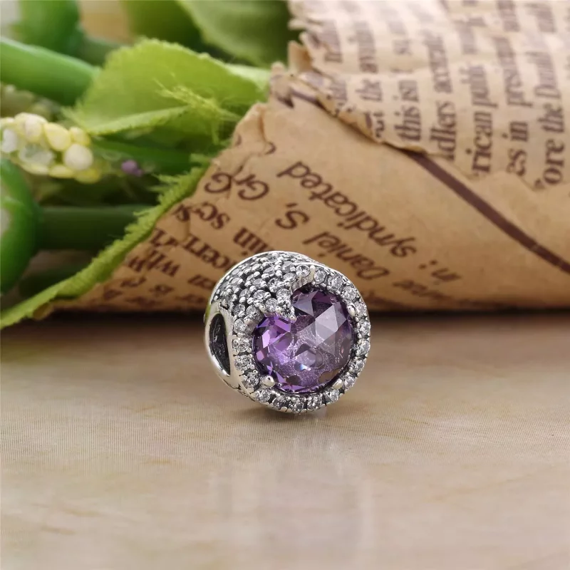 (imagen para) Charm en plata de ley Copo de Nieve Deslumbrante Azul - PANDORA - Ver 4