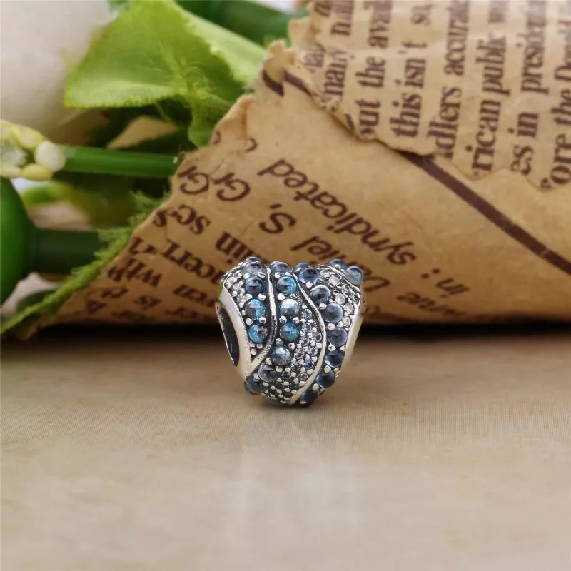 (imagen para) Charm en plata de ley Coraz&oacute;n Agua - PANDORA - Ver 2