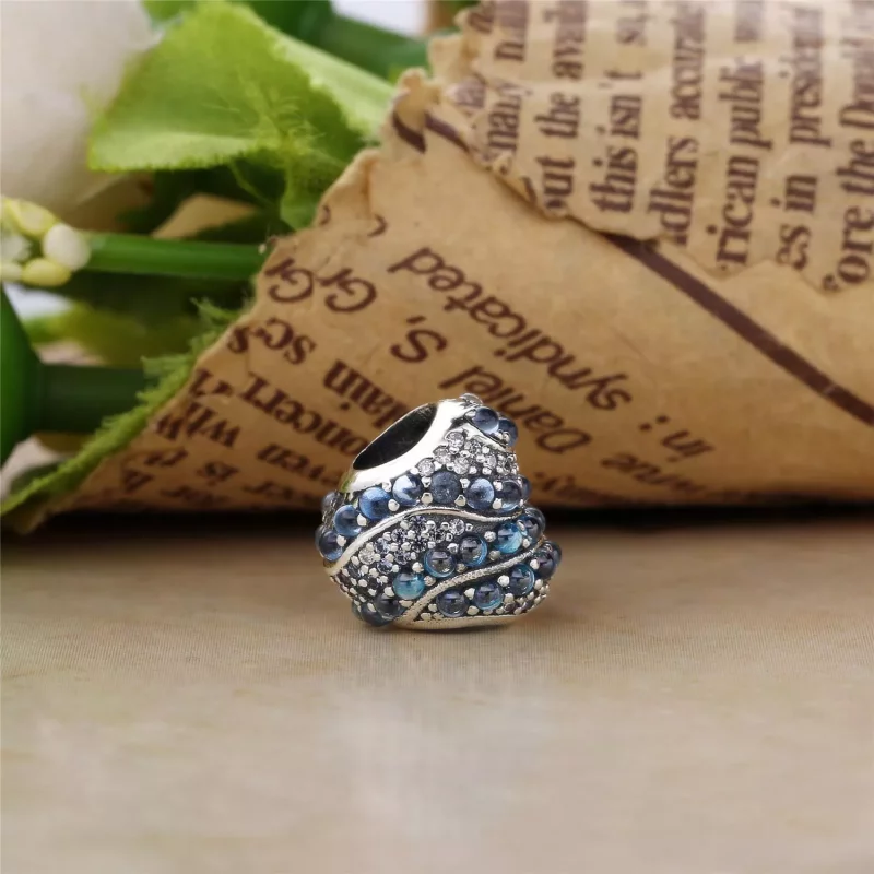 (imagen para) Charm en plata de ley Coraz&oacute;n Agua - PANDORA - Ver 3