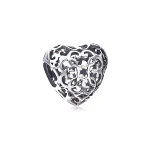 (imagen para) Charm en plata de ley Coraz&oacute;n calado PANDORA