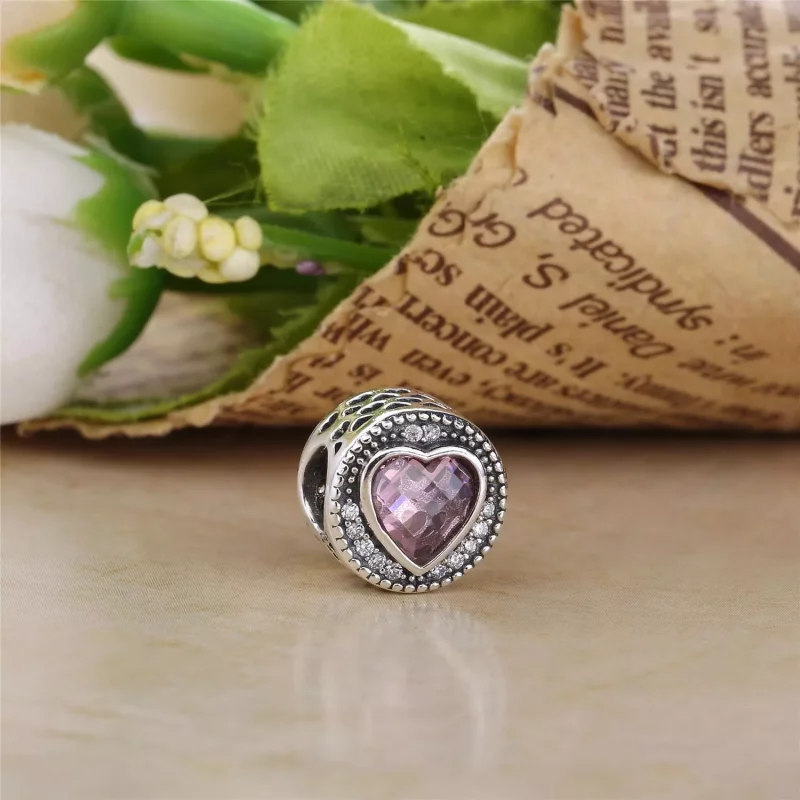 (imagen para) Charm en plata de ley Coraz&oacute;n chispeante PANDORA - Ver 3