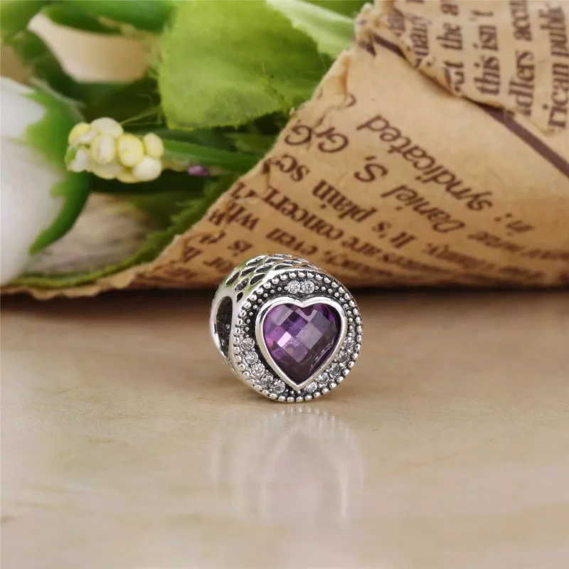 (imagen para) Charm en plata de ley Coraz&oacute;n chispeante PANDORA - Ver 4